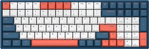 Iqunix F96 Wireless Mechanical Keyboard - Coral Sea (Red Switch